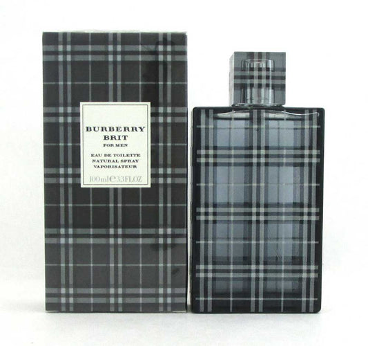Burberry Brit for Men Eau de Toilette Spray 3.3 oz./ 100 ml. NIB