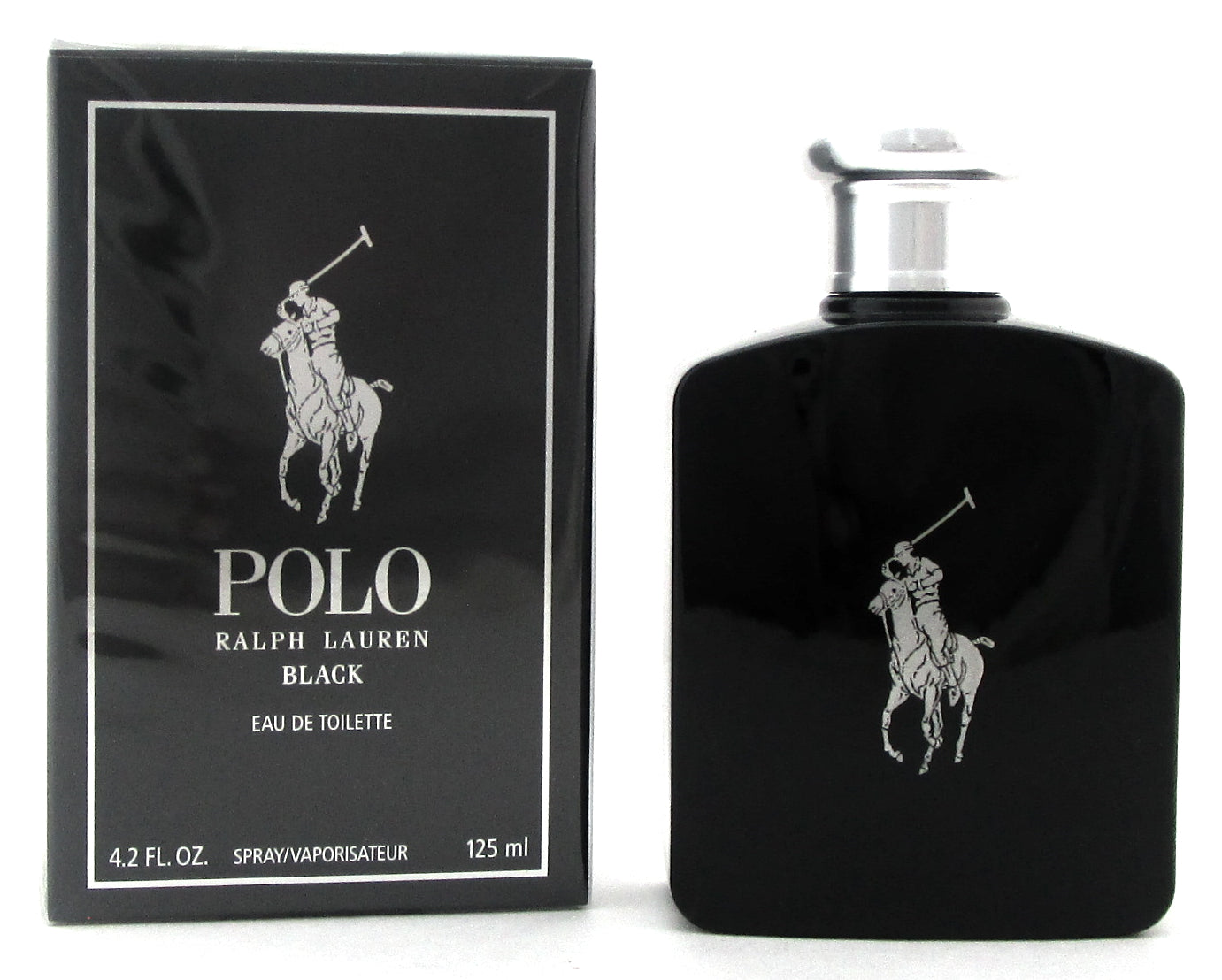 Polo Black by Ralph Lauren  Eau de Toilette Spray Men. 4.2 oz./ 125 ml. New in Sealed Box.