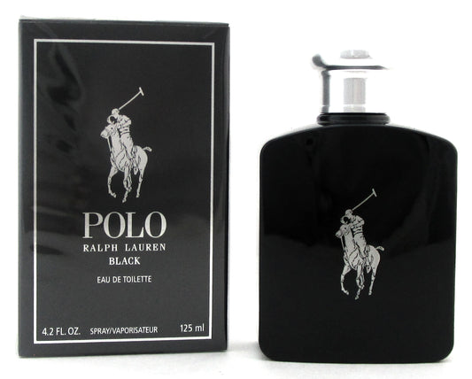 Polo Black by Ralph Lauren  Eau de Toilette Spray Men. 4.2 oz./ 125 ml. New in Sealed Box.
