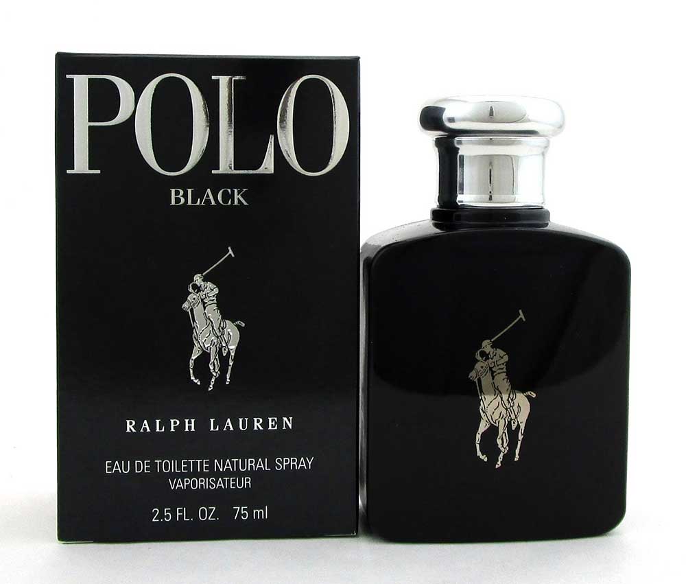 Polo Black by Ralph Lauren Eau de Toilette Spray 2.5oz./75ml. for Men
