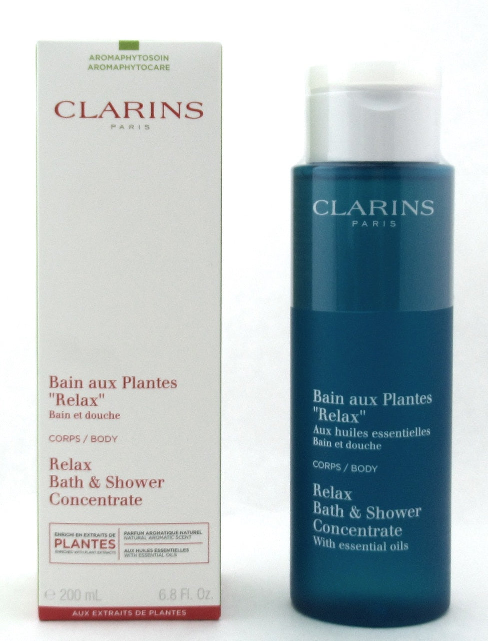 Clarins Relax Bath & Shower Concentrate 200 ml./ 6.8 oz. New in Box