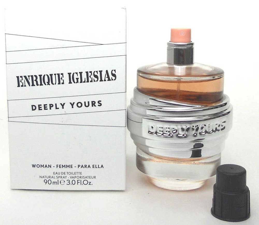 Deeply Yours Enrique Iglesias Eau De Toilette Spr.3.0 oz.Women*Tester