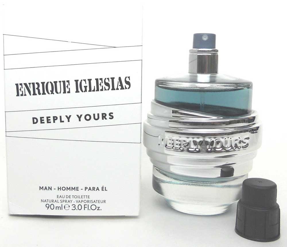 Enrique Iglesias Deeply Yours Eau De Toilette Spray 3.0 oz.Men*Tester