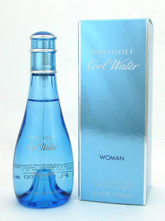 Cool Water by Davidoff Eau Deodorante Spray 3.4 oz/100 ml for Women