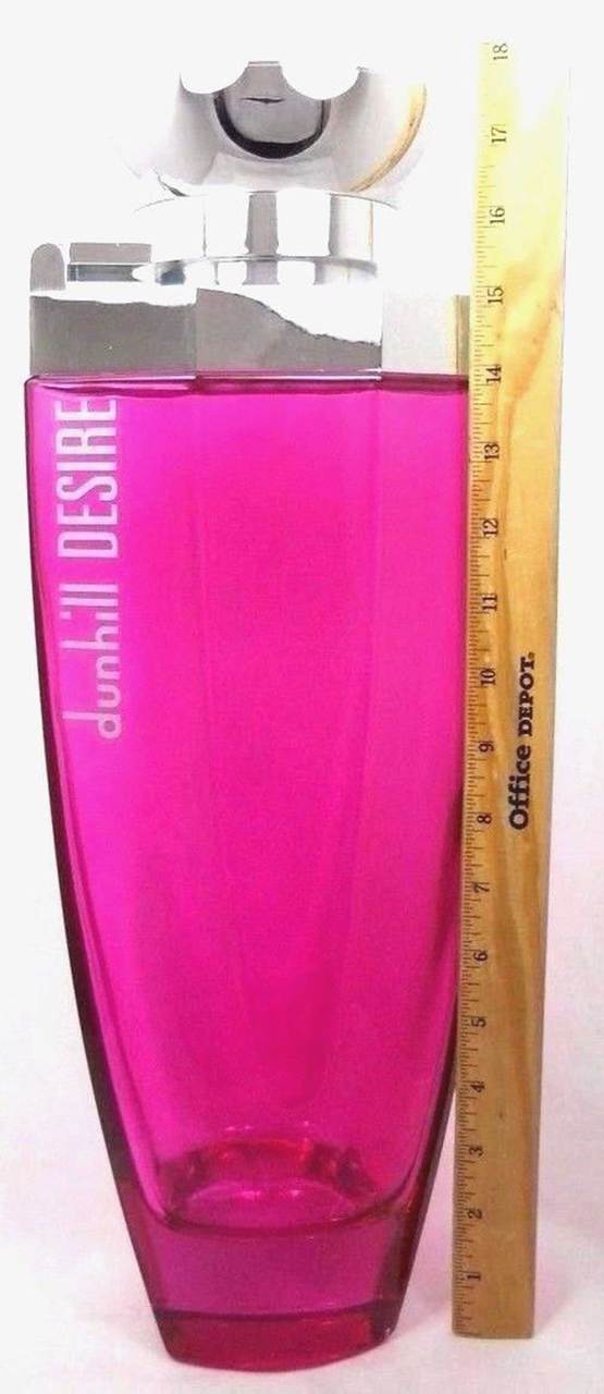 Dunhill Desire Glass FACTICE Ladies Perfume Giant Bottle.Empty. New