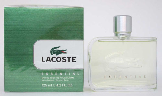 Lacoste Essential Eau de Toilette Spray For Men 4.2 oz. NIB