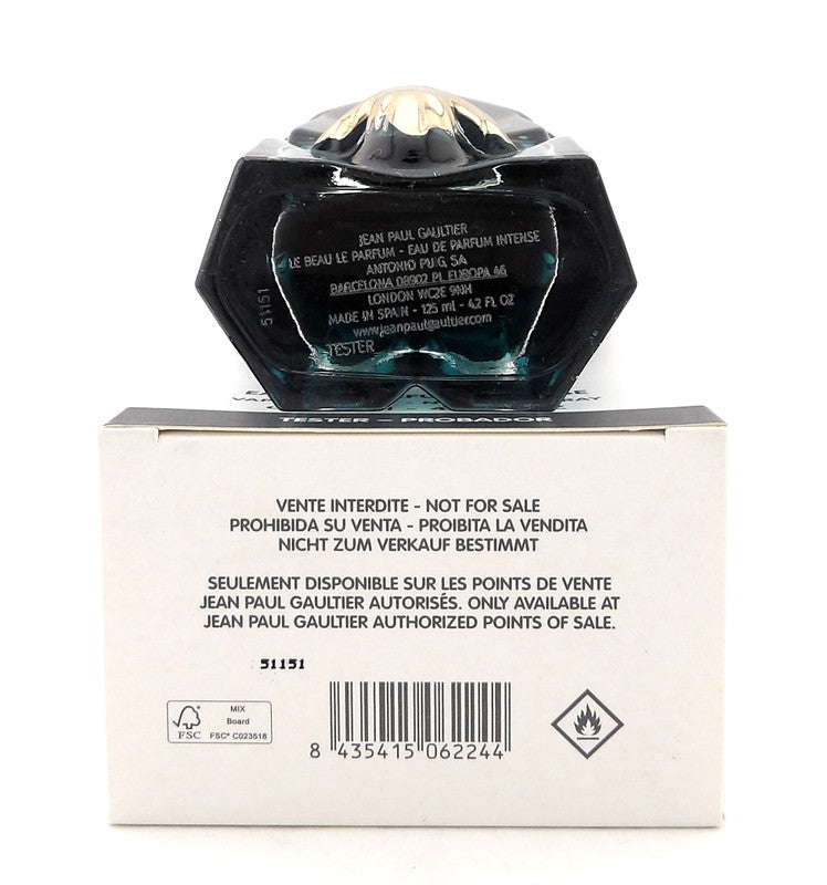 Jean Paul Gaultier LE BEAU Le Parfum 4.2 oz. Eau de Parfum Intense Spray for Men. New TESTER