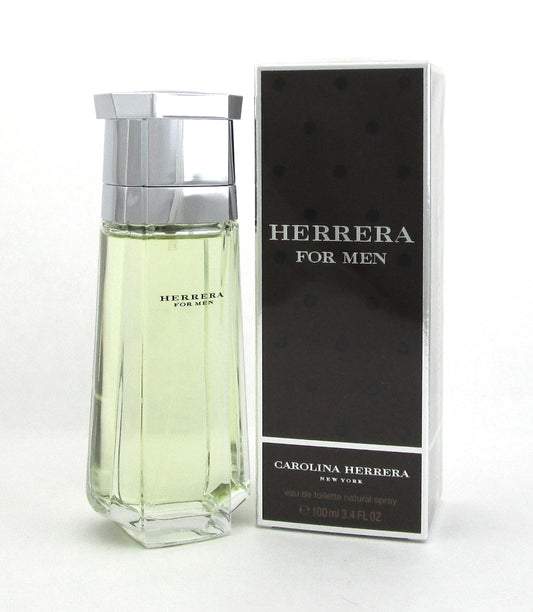 Herrera by Carolina Herrera 3.4 oz EDT Spray Cologne for Men. New In Box. Sealed