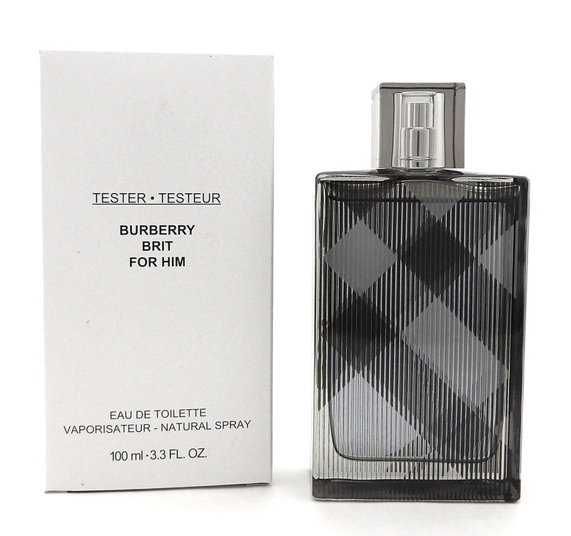 Burberry Brit for Him by Burberry 3.3 oz. EDT Spray for Men. New Tester with Cap