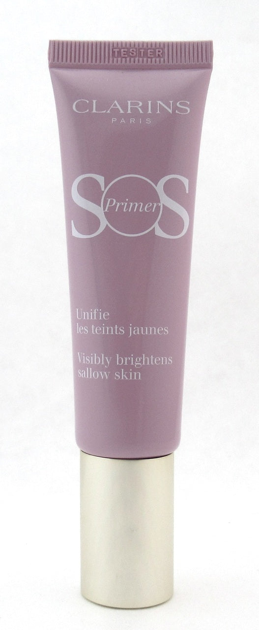 Clarins SOS Primer Brightens Sallow Skin 05 LAVENDER 30 ml./1.0 oz. New Tester