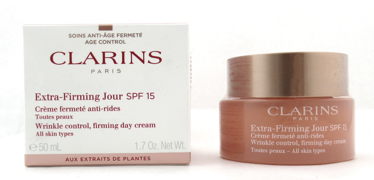 Clarins Extra-Firming Jour SPF 15 Firming Day Cream 50 ml./ 1.7 oz. New Damaged Box