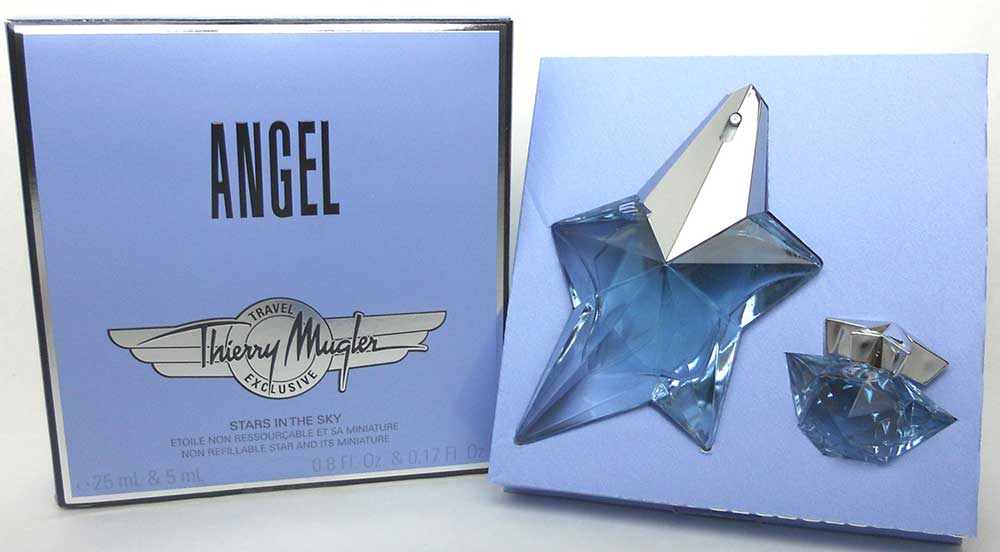 Angel by Thierry Mugler Eau de Parfum Spray 0.8 oz + 5 ml.Mini. NIB