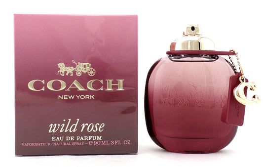 Coach New York Wild Rose Perfume 3.0 oz./ 90 ml. EDP Spray for Women. New Sealed Box