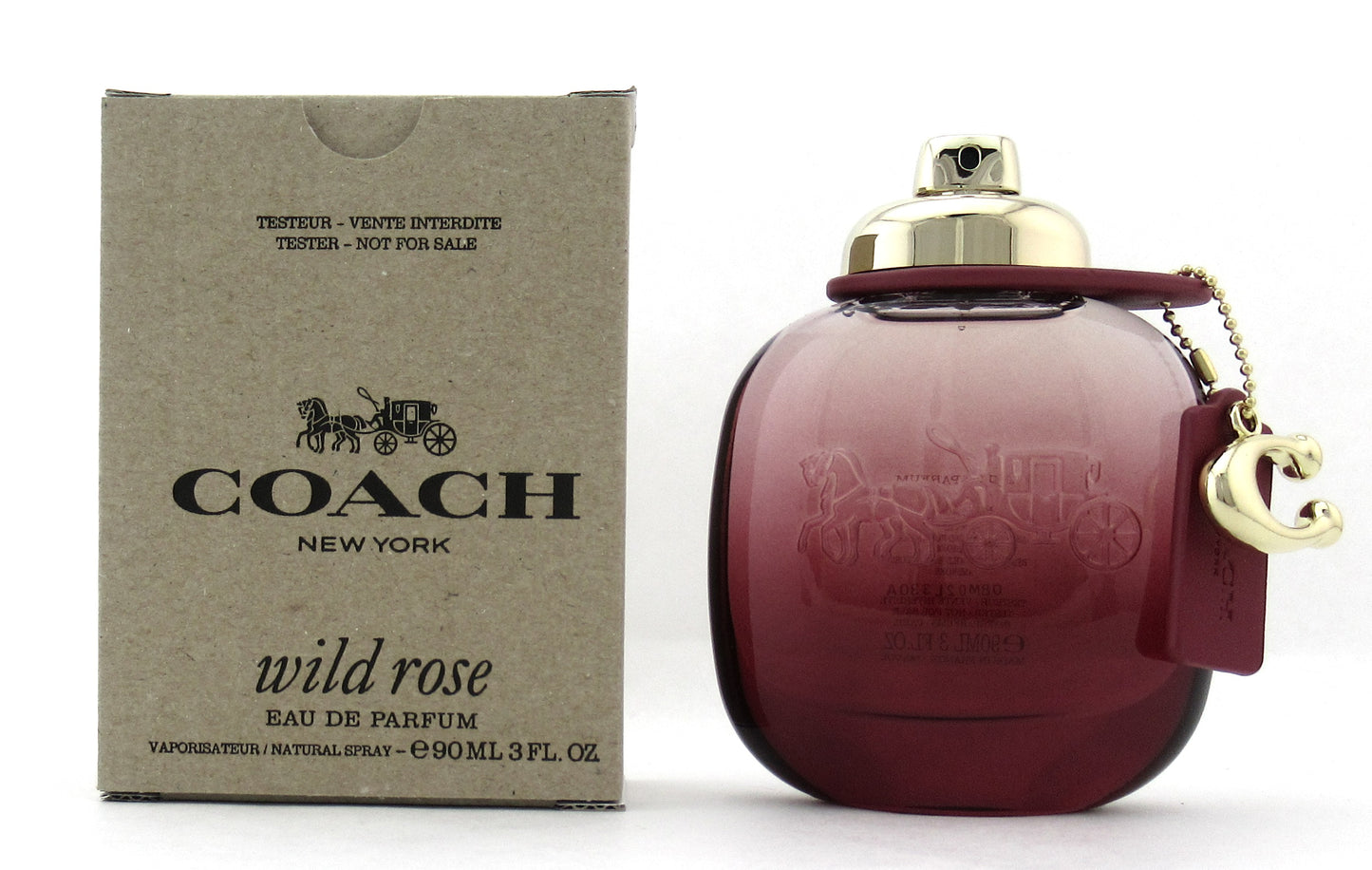 Coach New York Wild Rose 3.0 oz./ 90 ml. Eau de Parfum Spray for Women. New Tester