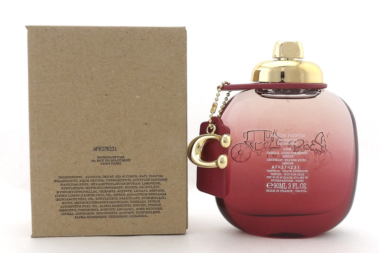 Coach New York Wild Rose 3.0 oz./ 90 ml. Eau de Parfum Spray for Women. New Tester