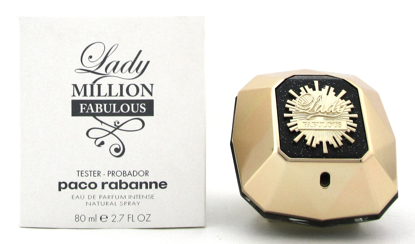 Lady Million Fabulous by Paco Rabanne 2.7 oz. Eau de Parfum Intense for Women. New Tester