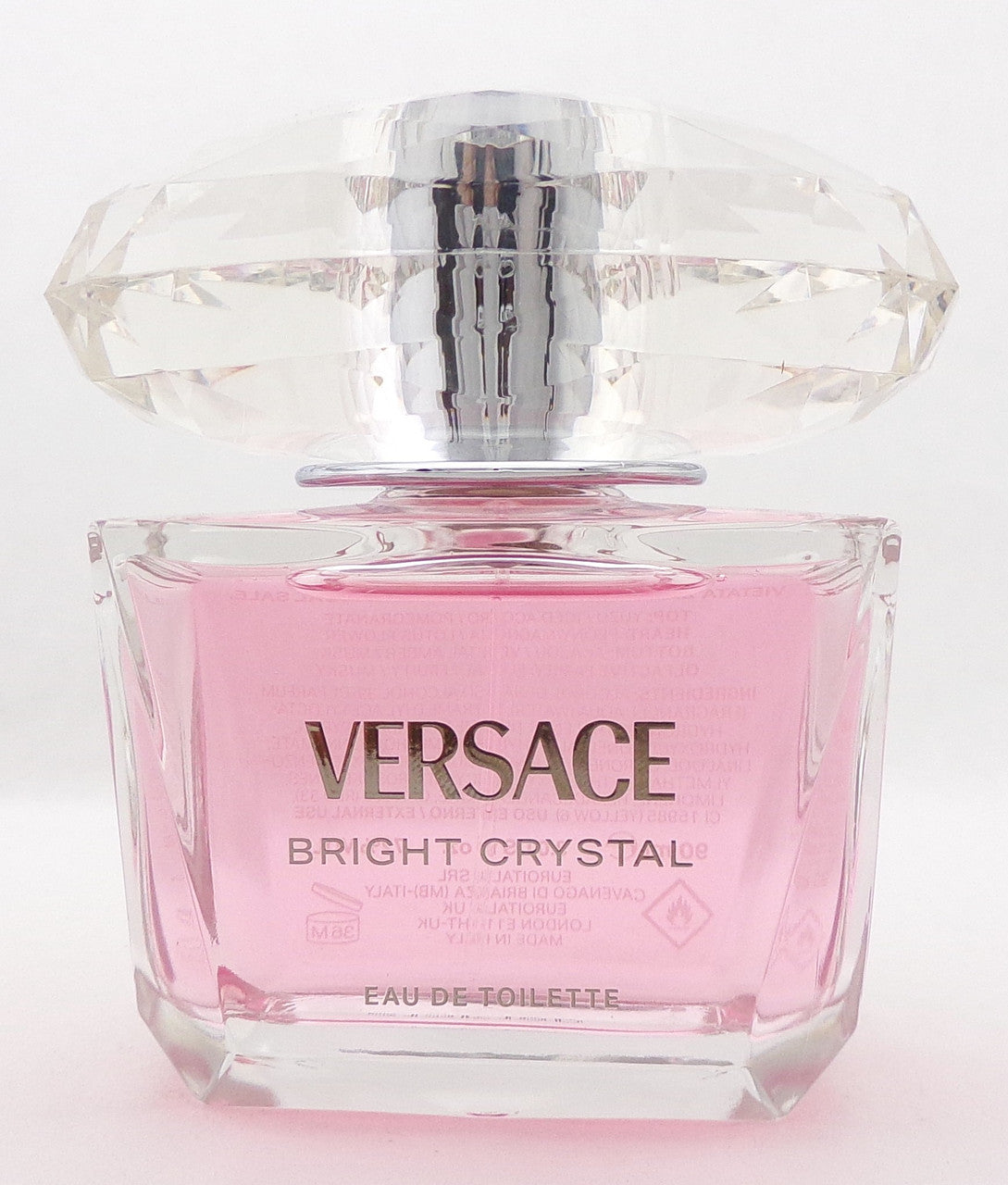 Versace Bright Crystal 3.0 oz./90 ml. Eau de Toilette Spray for Women New Tester w/Cap