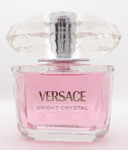 Versace Bright Crystal 3.0 oz./90 ml. Eau de Toilette Spray for Women New Tester w/Cap