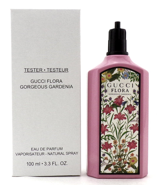 Gucci Flora Gorgeous Gardenia 3.3 oz. EDP Spray for Women. New Tester NO Cap