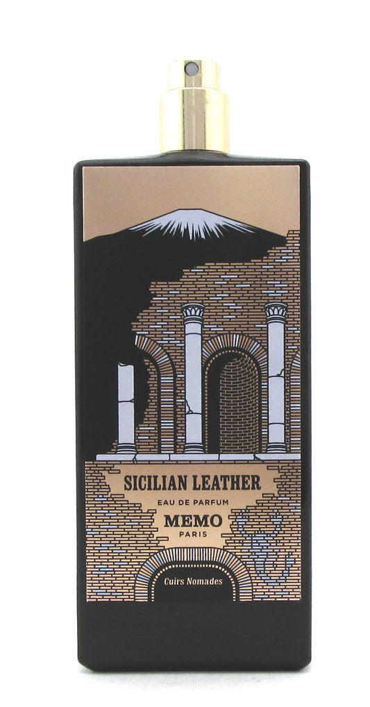 Sicilian Leather by Memo Paris 2.5 oz. Eau de Parfum Spray Unisex New TESTER NO BOX No Cap
