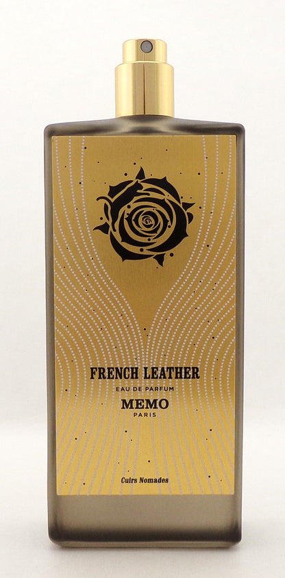 Memo Paris French Leather 2.53 oz./ 75 ml. Eau de Parfum Spray Unisex. New Tester, No Cap