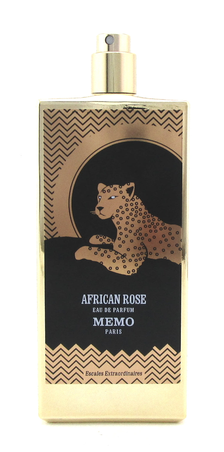 Memo Paris African Rose 2.53 oz. Eau de  Parfum Spray Unisex. New Tester NO BOX No Cap