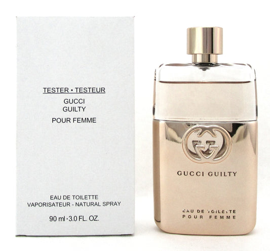 Gucci Guilty Pour Femme 3.0 oz. Eau de Toilette Spray for Women. New Tester w/ Cap