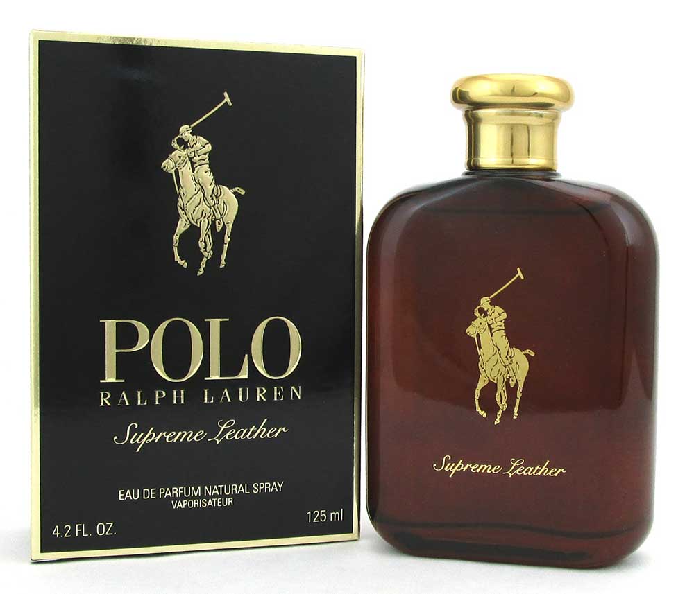Polo Supreme Leather by Ralph Lauren Eau de Parfum Spray 4.2 oz. Men