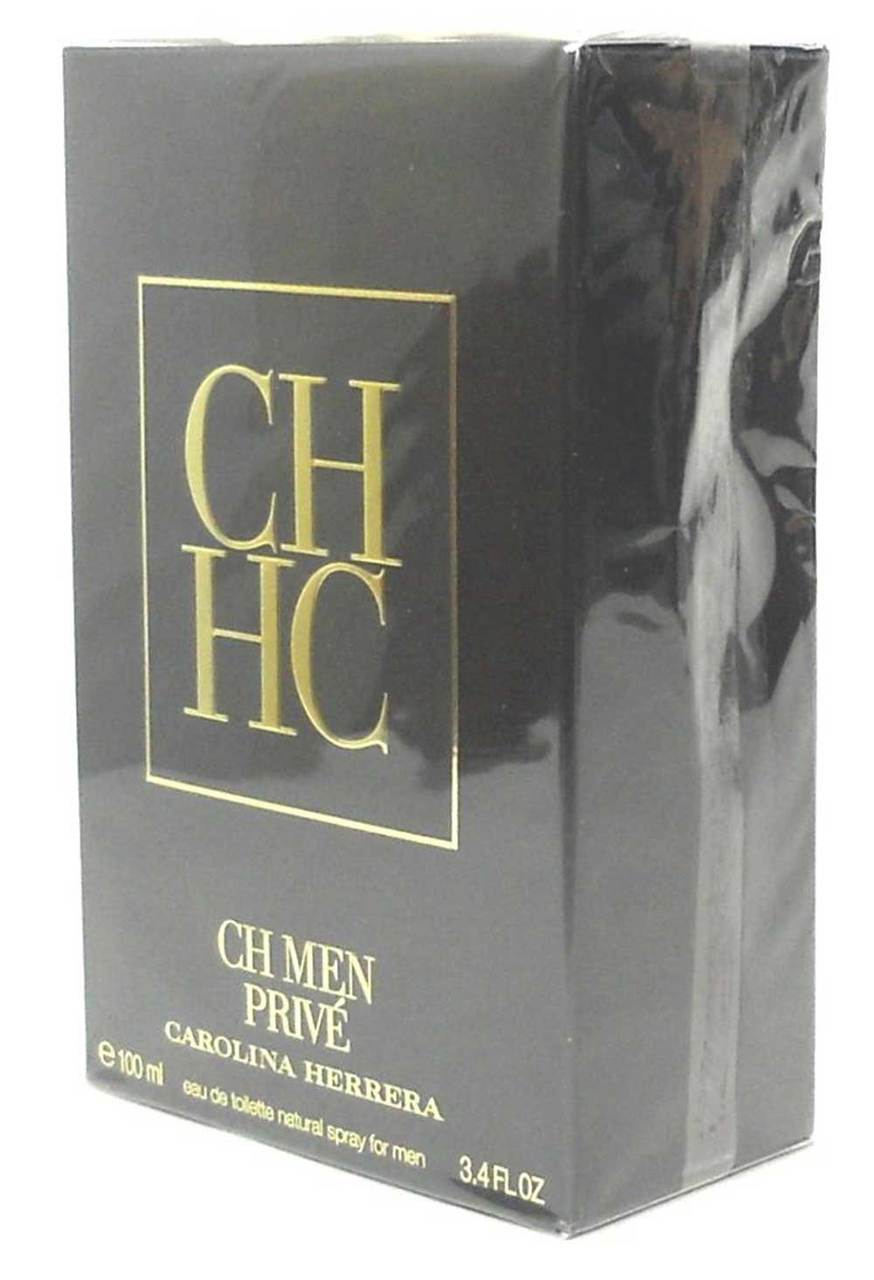 CH Men Prive by Carolina Herrera EDT Spray 3.4oz.Slightly Damaged Box