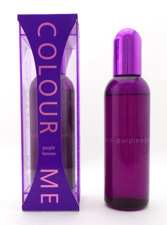 Colour Me PURPLE FEMME by Milton-Lloyd 3.4 oz. Eau de Parfum Spray for Women New in Sealed Box