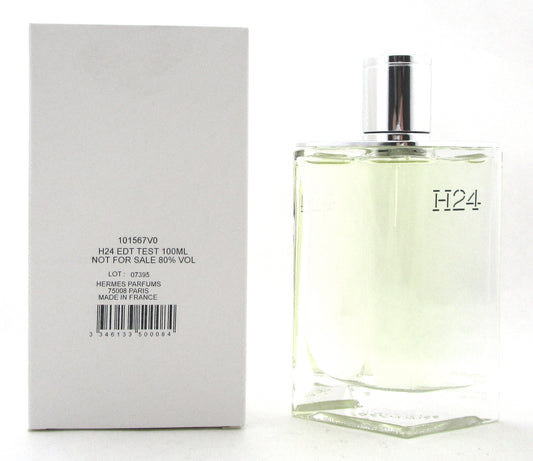 H24 by Hermes 3.3 oz. Eau de Toilette Spray REFILLABLE for Men. New Tester w/Cap