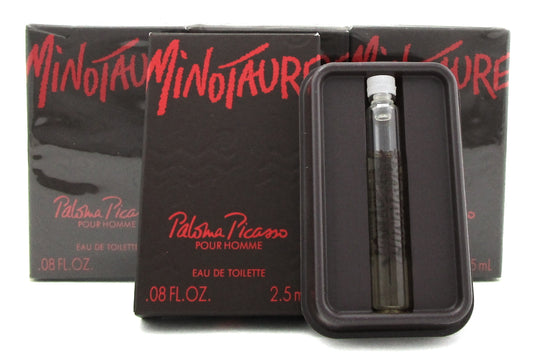 Minotaure by Paloma Picasso 2.5 ml.EDT Splash Sample Vials Lot of 12 pcs.Sealed