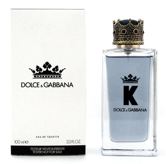 K Cologne by Dolce & Gabbana 3.3 oz. Eau de Toilette Spray for Men. New Tester w/Cap