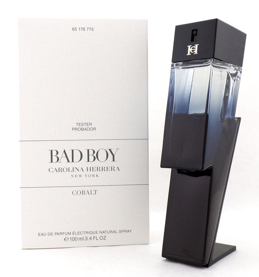 Carolina Herrera Bad Boy COBALT 3.4 oz. Eau de Parfum Spray. New Tester