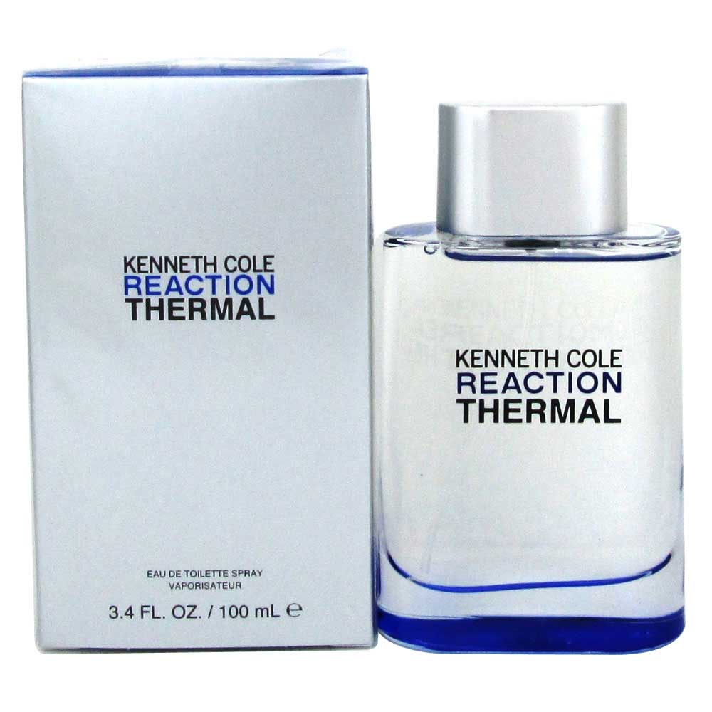 Kenneth Cole Reaction Thermal EDT Spray 3.4 oz./ 100 ml. for Men New