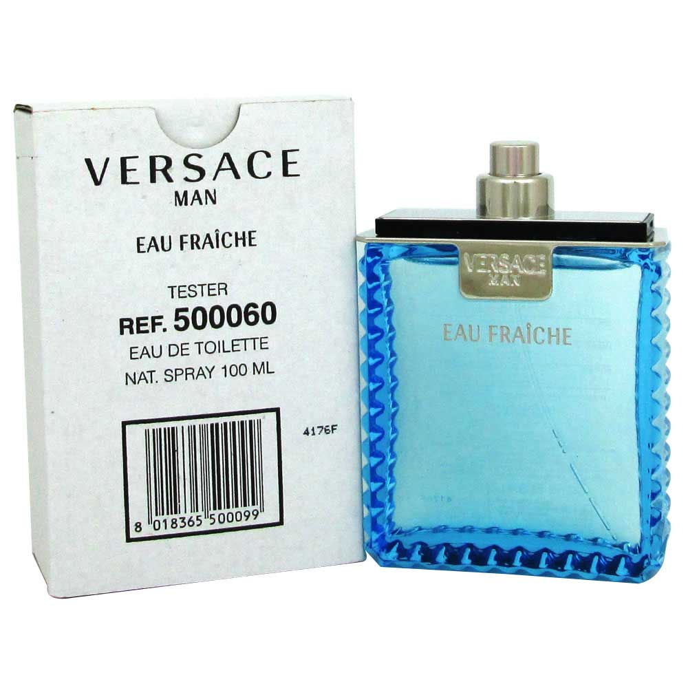 Versace Man Eau Fraiche by Versace EDT Spray 3.4 oz./100 ml. *Tester
