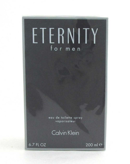 Eternity by Calvin Klein Eau de Toilette Spray 6.7 oz/200 ml Men NIB