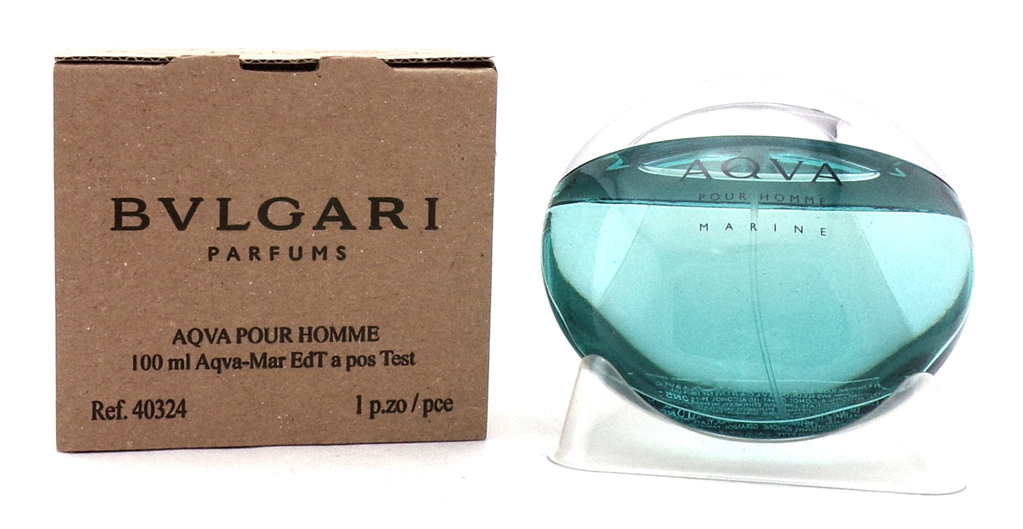 Bvlgari AQUA MARINE 3.4 oz./ 100 ml. Eau de Toilette Spray for Men. New Tester