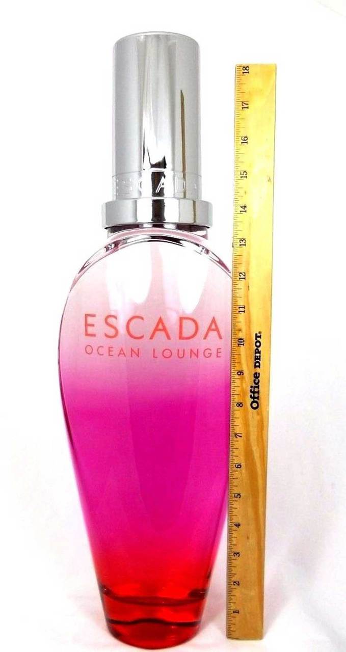 Escada Ocean Lounge Ladies Glass Factice Perfume Bottle. Brand New