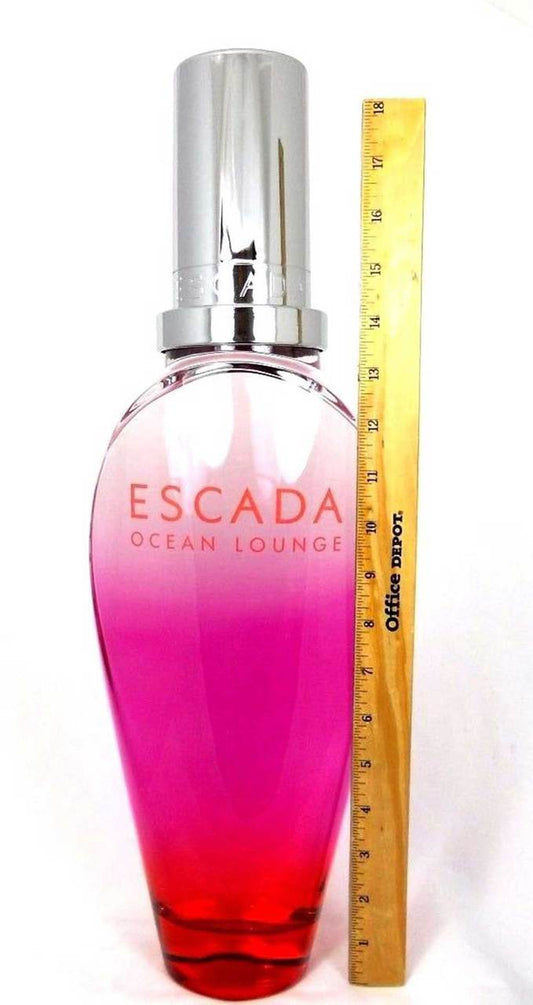 Escada Ocean Lounge Ladies Glass Factice Perfume Bottle. Brand New