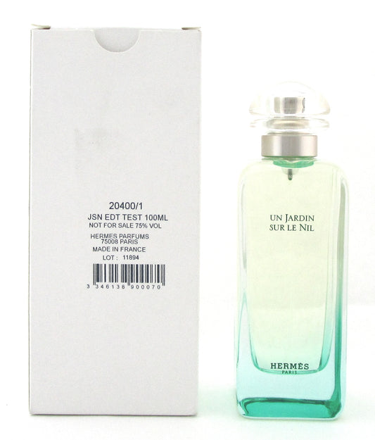 Un Jardin Sur Le Nil by Hermes 3.3 oz. Eau de Toilette Spray Unisex. NEW Tester w/Cap