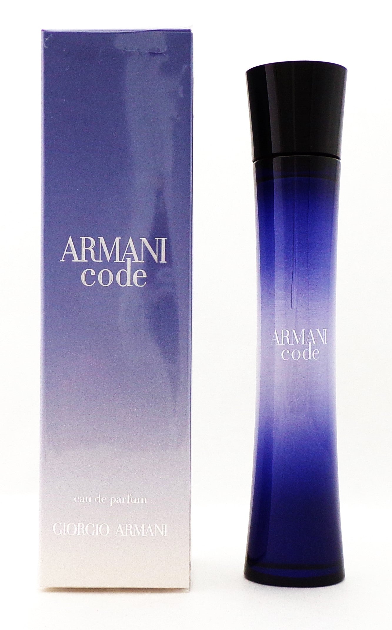 Armani Code by Giorgio Armani Eau De Parfum Spray for Women 75 ml./ 2.5 oz. Damaged Box