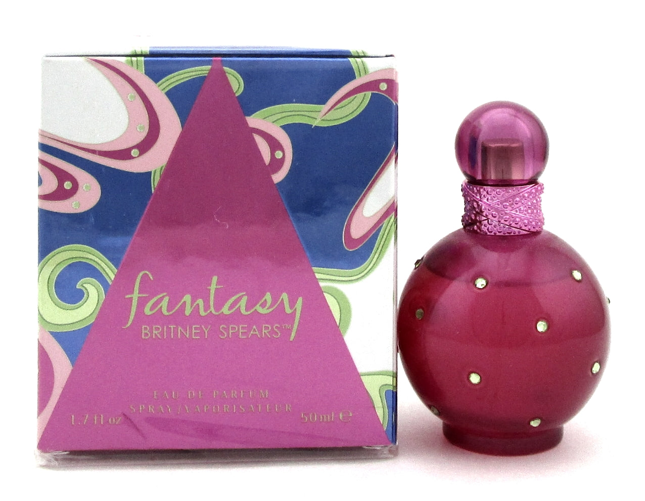 Fantasy by Britney Spears Perfume 1.7 oz. EDP Spray for Women. NEW. Damaged Box