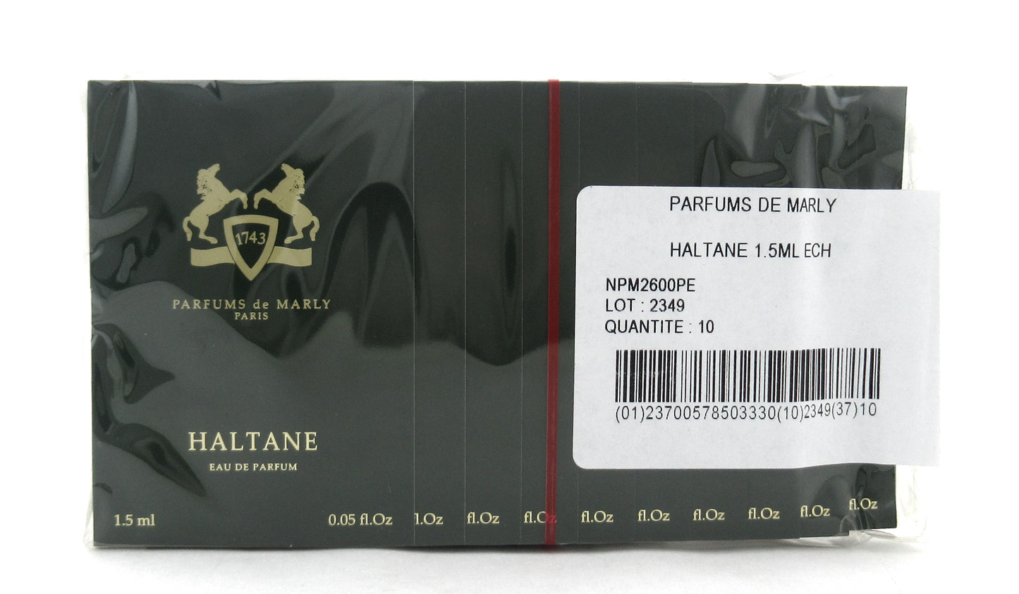 Parfums de Marly HALTANE 1.5 ml. Eau de Parfum Vial Spray for Men Pack of 10 Sealed Bag