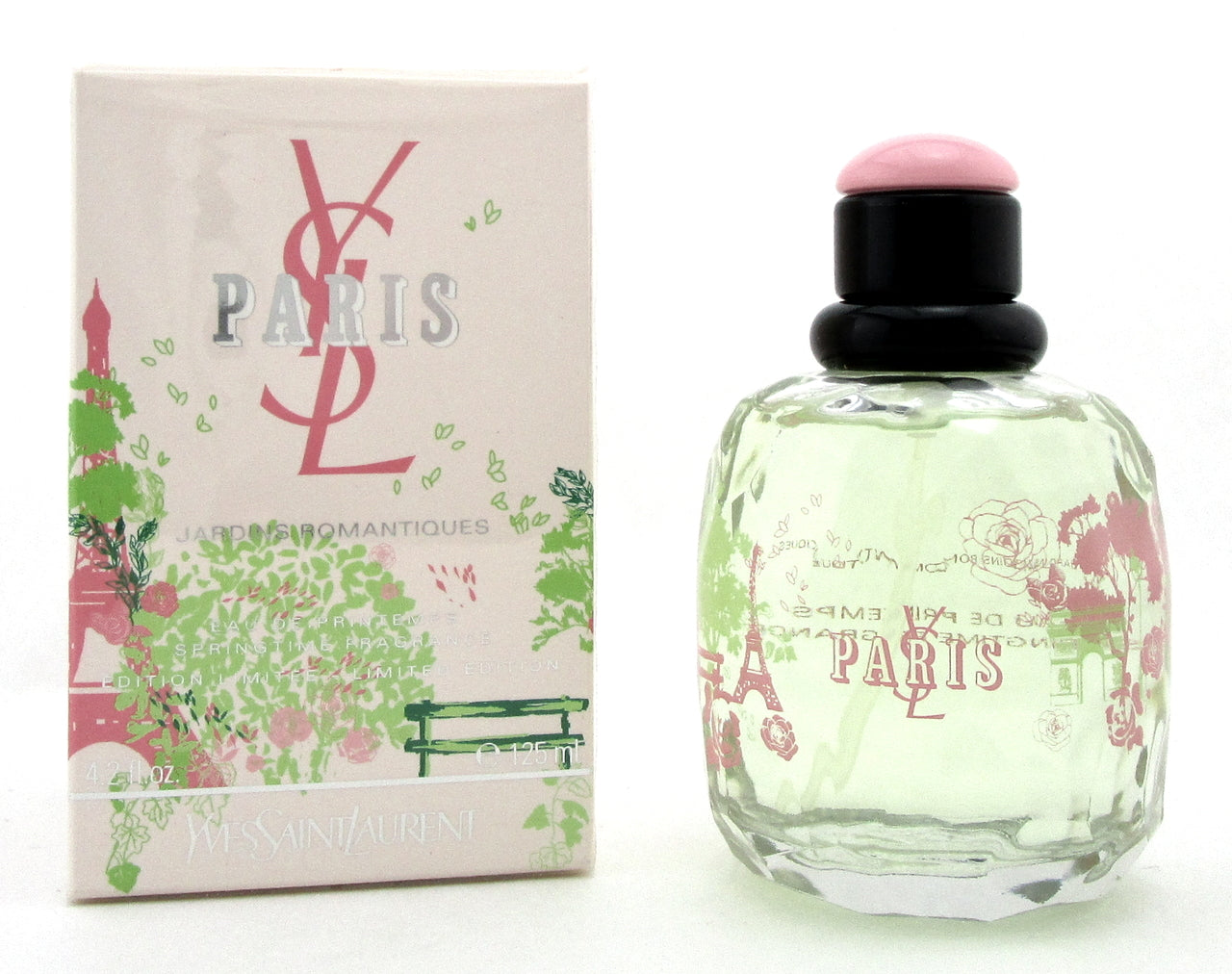 Paris Jardins Romantiques by YSL 4.2 oz Eau de Toilette Spray for Women New Box