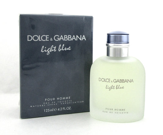 Light Blue by Dolce & Gabbana Pour Homme 4.2 oz. Eau de Toilette Spray Men NIB Sealed