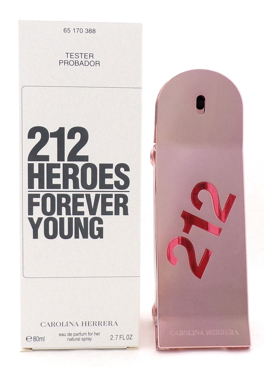 Carolina Herrera 212 Heroes Forever Young 2.7 oz. EDP Spray for Women. New Tester