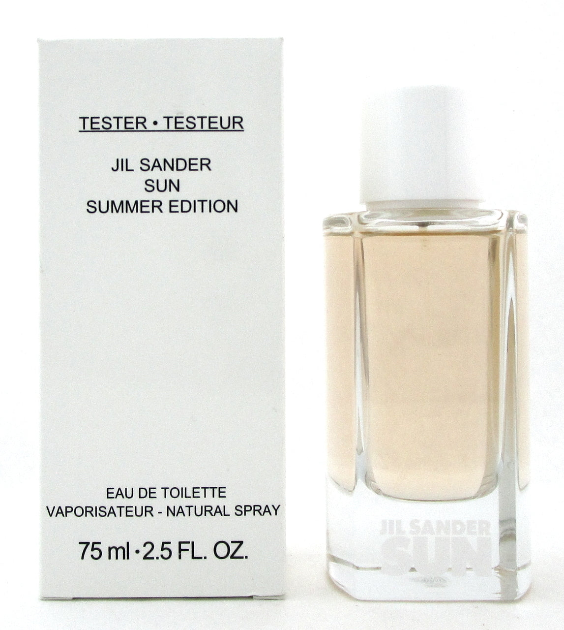 Jil Sander Sun Summer Edition 2.5 oz. EDT Spray for Women. New Tester w/Cap