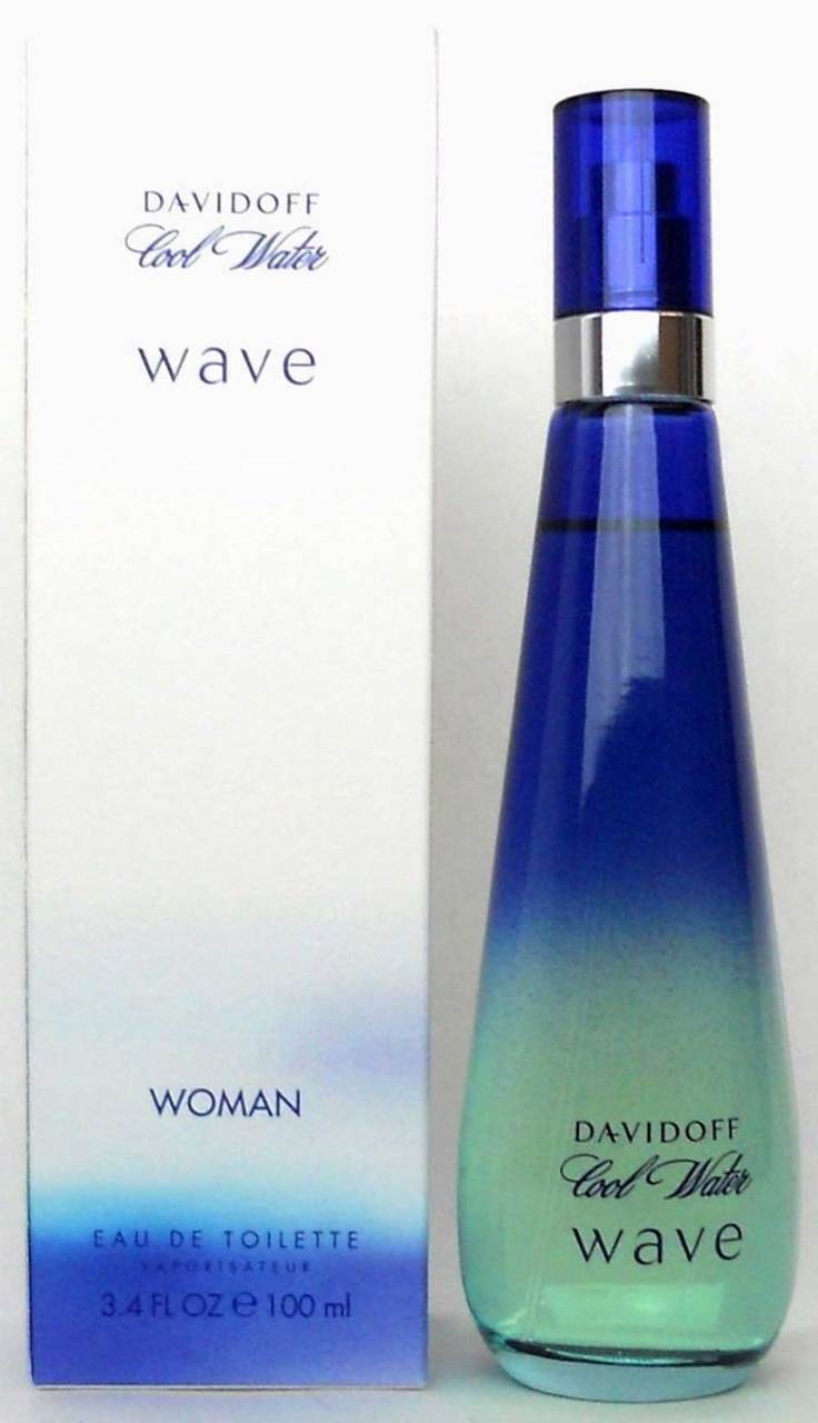 Cool Water Wave by Davidoff 3.4 oz.EDT Spray for Women.New Sealed Box