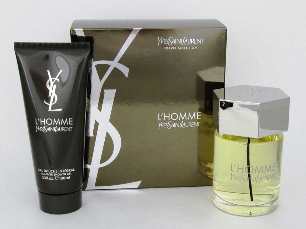 L'Homme by Yves Saint Laurent 2pc Gift Set: EDT 3.3oz+ Sh/Gel 3.3oz